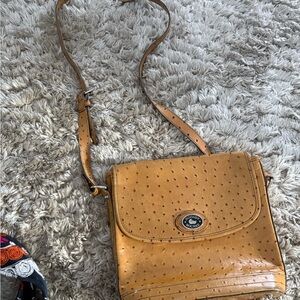 Dooney & Bourke Mustard Crossbody Bag